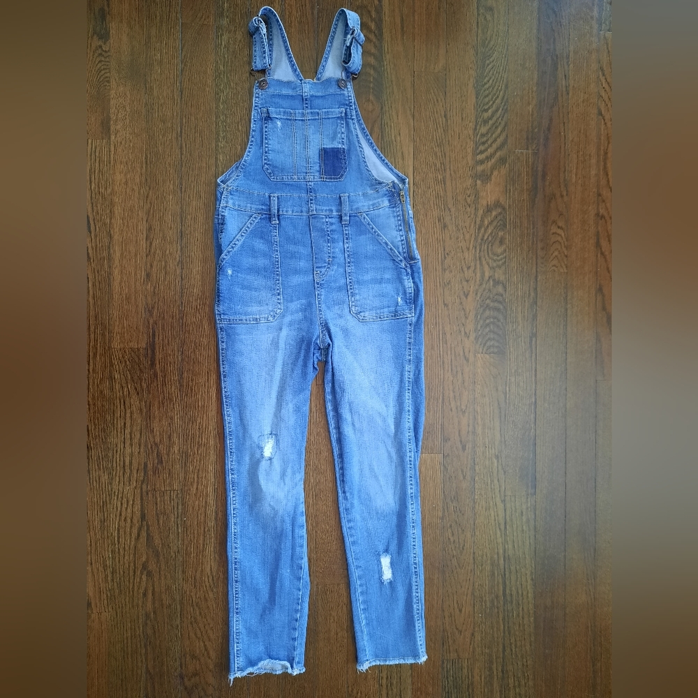 Osh Kosh girls size 10 Jean overalls
